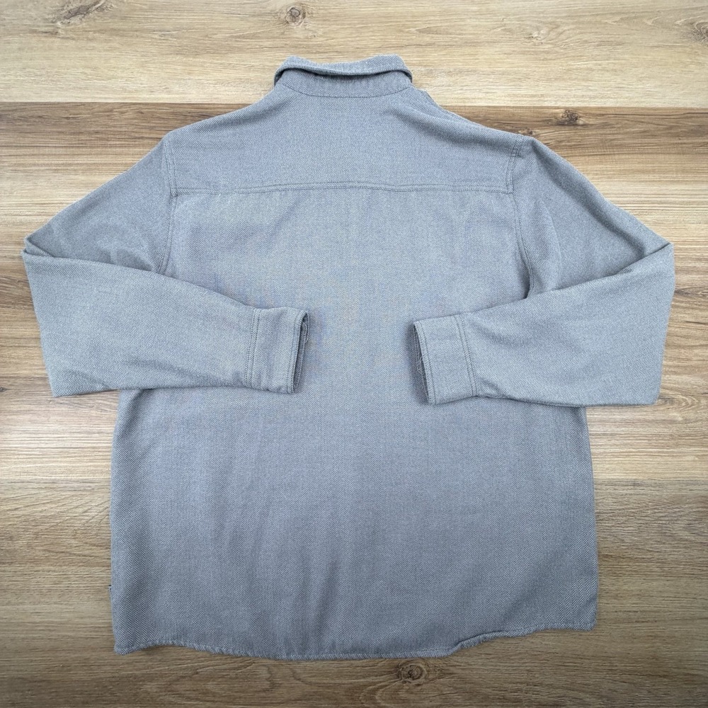 Outdoor Research Shirt Men XL Gray Long Sleeve Button Feedback Flannel Hiking - Picture 5 of 8